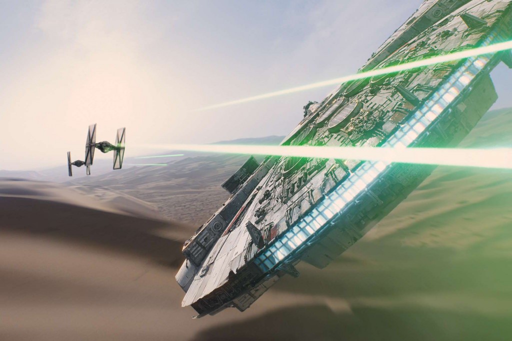 In this image released by Disney, a scene is shown from the upcoming film, "Star Wars: The Force Awakens," expected in theaters on Dec. 18, 2015. (AP Photo/LucasFilm, Disney)/NYET555/996280918803/AP PROVIDES ACCESS TO THIS HANDOUT PHOTO TO BE USED SOLELY TO ILLUSTRATE NEWS REPORTING OR COMMENTARY ON THE FACTS OR EVENTS DEPICTED IN THIS IMAGE. THIS IMAGE MAY ONLY BE USED FOR 14 DAYS FROM TIME OF TRANSMISSION; NO ARCHIVING; NO LICENSING./1411282222