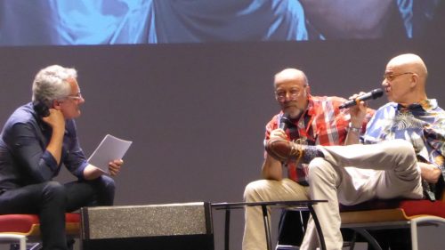 Michel Abescat, Michel Zlotovski (interprète) et James Ellroy - James Ellroy : « Je suis un moraliste et je déteste la crasse. »