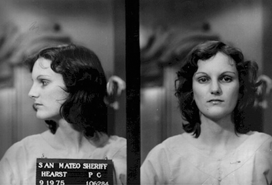 Convicted bank robber, Patty Hearst arrest photo // Public domain