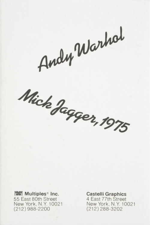 Andy Warhol Ephemera