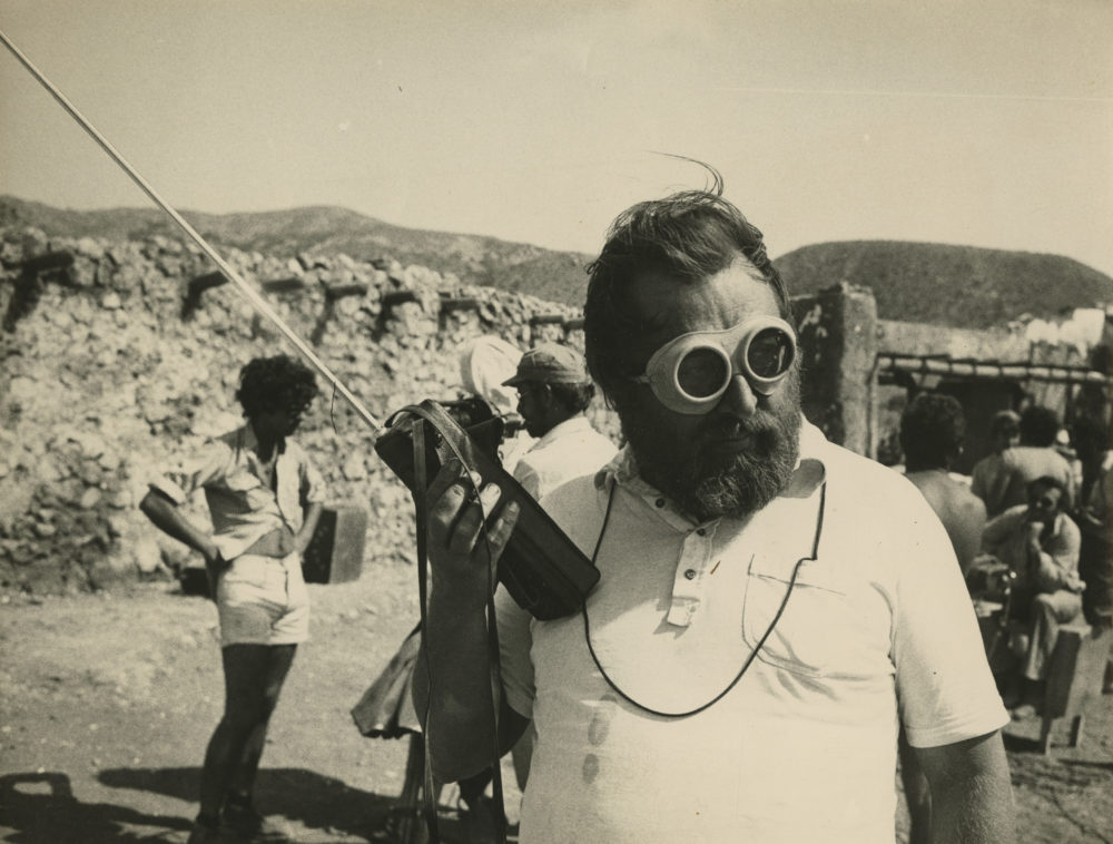 Sergio Leone sur le tournage d’Il était une fois la révolution, 1971 © Fondazione Cineteca di Bologna / Fondo Angelo Novi