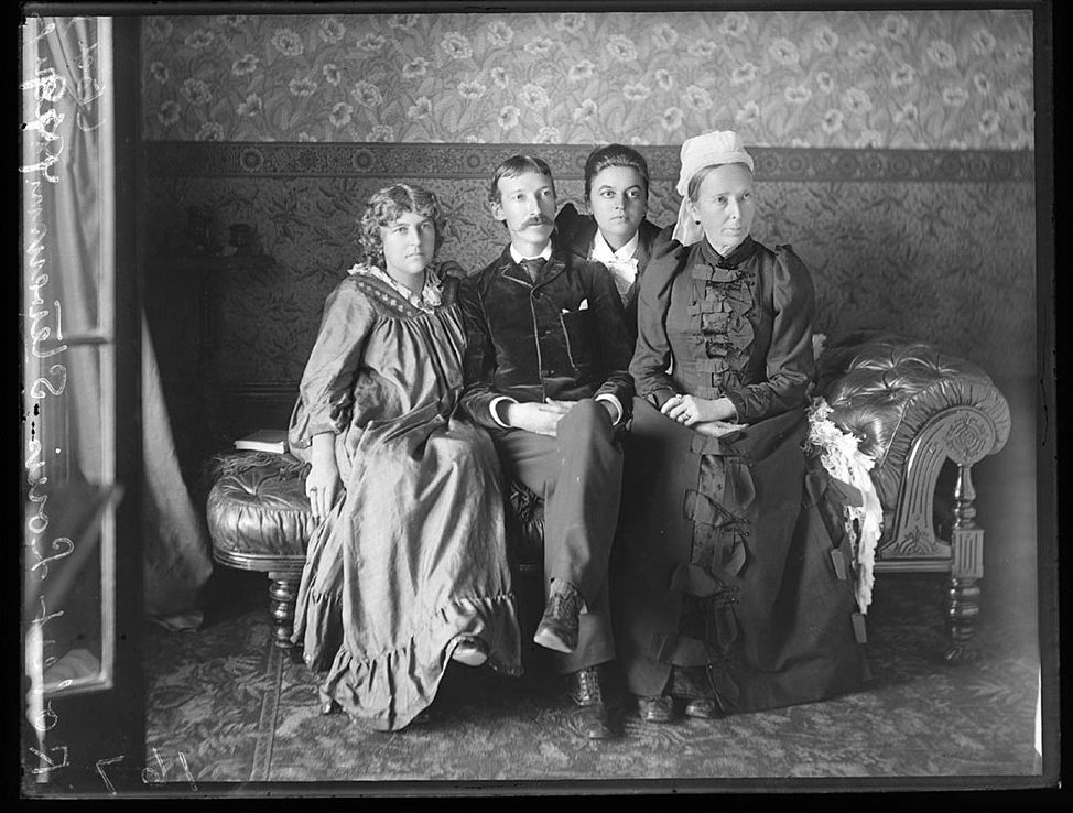Robert Louis Stevenson and family