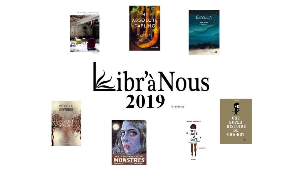 Les lauréats du prix Libr'à Nous 2019