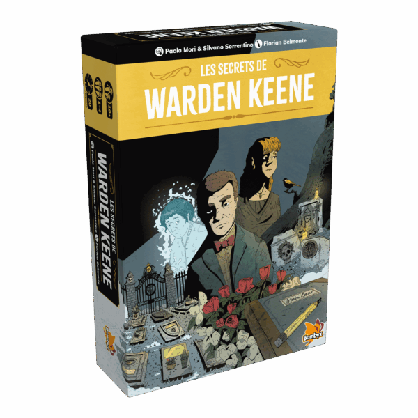 Deux jeux en solo pour activer vos méninges
Les secrets de Warden Keene de Paolo Mori et Silvano Sorrentino - Bombyx 