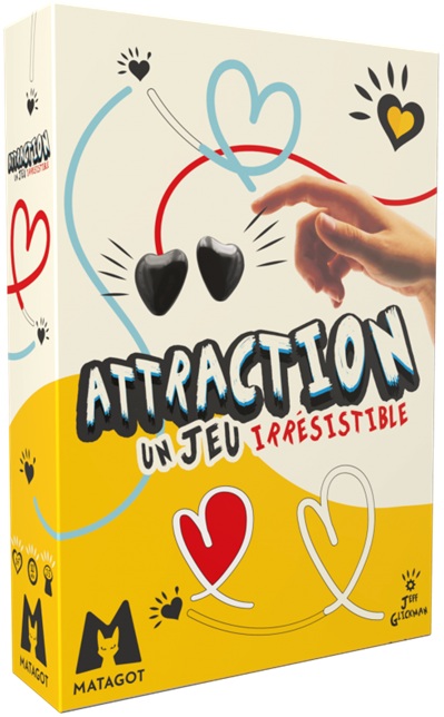 Trois jeux d'équilibre qui mettent les nerfs à rude épreuve !
Attraction de Jeff Glickman - Matagot - 2026