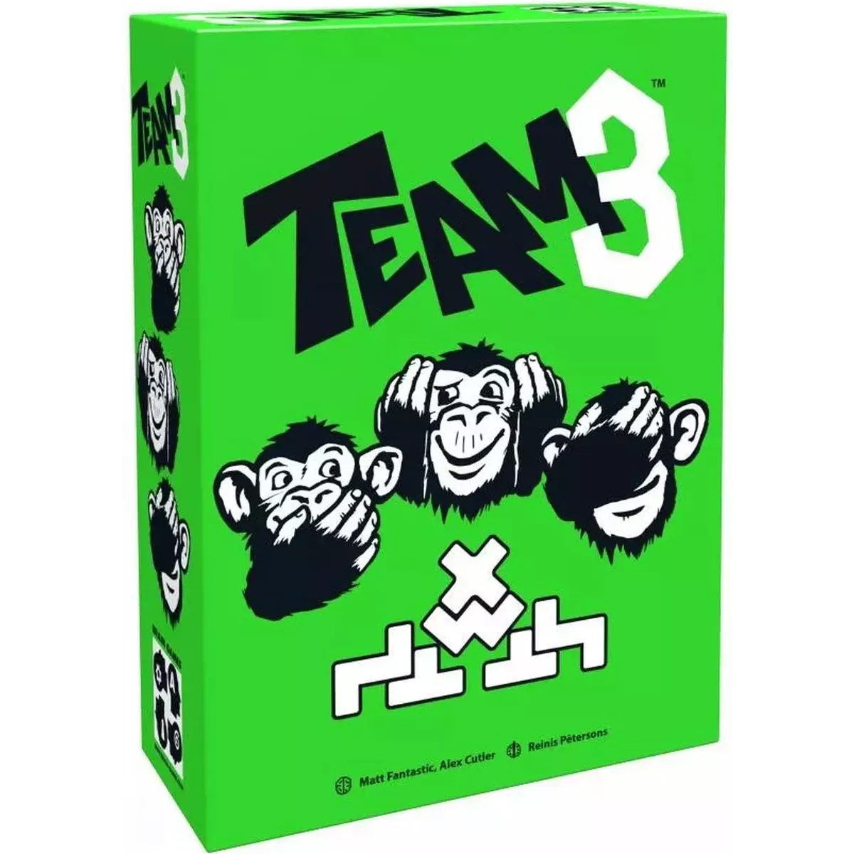 Trois jeux pour coopérer autour d’une table
Team 3 d’Alex Cutler et Matt Fantastic - Brain Games - 2019